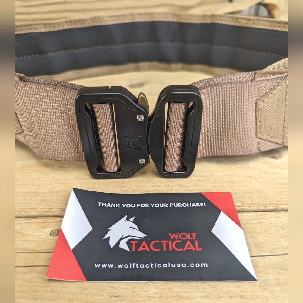 WOLF TACTICAL USA Molle Battle Gun Belt Tactical Size Small